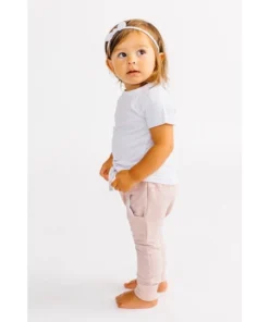 Little Bipsy White Basic Tee Tops