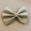 Bows For Show Headwear Taupe Hair Bow Clip