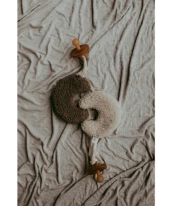 Dappermaenjte Dark Brown Plush Moon Lovey