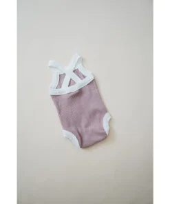 Orcas Lucille Bodysuits Taupe Mauve Tank Bodysuit