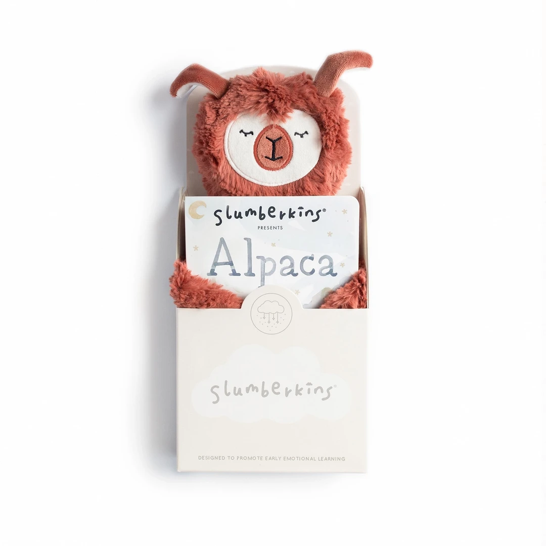 Slumberkins Books + Puzzles Alpaca Copper Snuggler - Stress Relief Collection 7 Slumberkins Books + Puzzles Alpaca Copper Snuggler - Stress Relief Collection