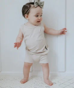 Little Bipsy Shell Ribbed Biker Shorts