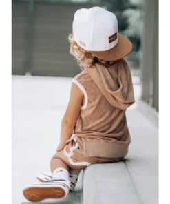 Little Bipsy Tops Cinnamon Terry Sleeveless Tank Hoodie