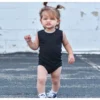 Little Bipsy Bodysuits Black Tank Bodysuit Onesie
