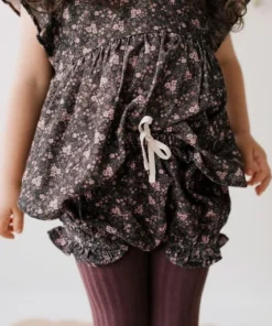 Jamie Kay Tops Peony Floral Organic Cotton Pincord Willow Top