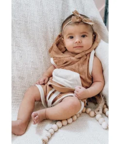 Little Bipsy Tops Cinnamon Terry Sleeveless Tank Hoodie