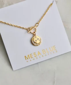 Mesa Blue Moon + Star Toggle Necklace
