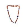 Sweet Tree Amber Amber + Lapis Lazuli + Aquamarine Necklace 13"