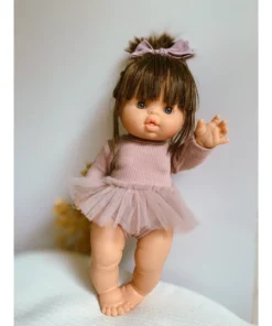 Dusty Mauve Romper + Tutu Set Minikane Clothing
