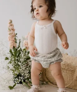 Jamie Kay Natural Organic Cotton Pointelle Bodysuit