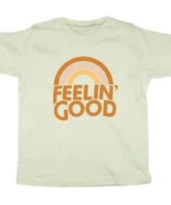 Salty Little Bums Graphic Tees Feelin' Good Cream Tee