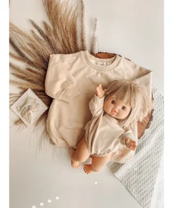 Minikane Cream Oversized Romper Sweater