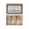 Maileg Dolls + Plushies Baby Triplet Mice In A Box Toy 2 Maileg Dolls + Plushies Baby Triplet Mice In A Box Toy