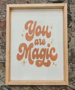 Emrose You Are Magic Retro Sign Decor