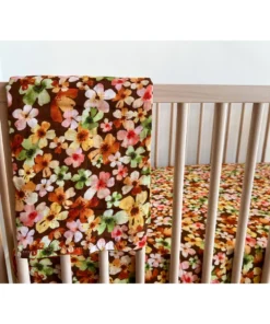 Liberty Floral Muslin Crib Sheet - Arrows & Bow X Joss + J