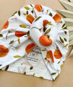 Orange Blossom Knotted Turban Hat - Arrows & Bow X Joss + J Headwear