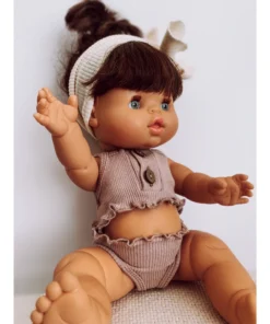 Lavender Shirt + Bloomer Minikane Set