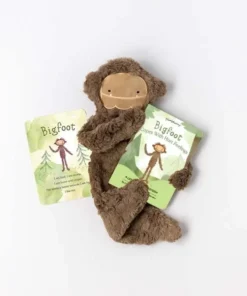 Slumberkins Books + Puzzles Bigfoot Maple Snuggler - Self Esteem Collection