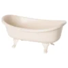 Maileg Toys Cream Miniature Doll House Bathtub Toy