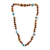 Sweet Tree Amber Amber + Amazonite + Aquamarine 13"