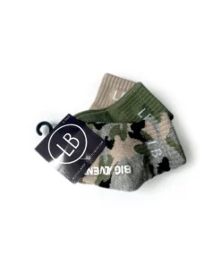 Little Bipsy Camo Mix 3 Pack Socks Footwear