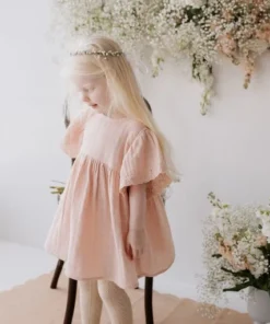 Jamie Kay Peach Whip Organic Cotton Muslin Chloe Dress Dresses