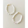 Little Lunds Co Jewelry Lil Sis White Stone Bracelet