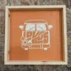 Emrose Vintage Love Bus Peach Sign
