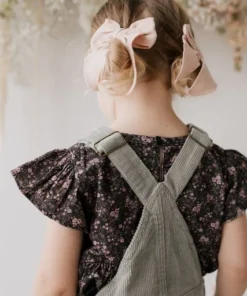 Jamie Kay Tops Peony Floral Organic Cotton Pincord Willow Top