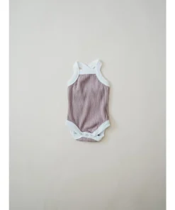 Orcas Lucille Bodysuits Taupe Mauve Tank Bodysuit