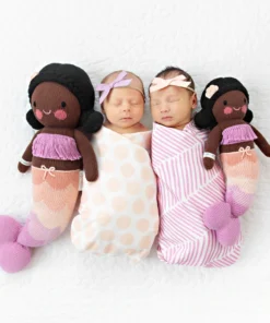 Cuddle And Kind Maya The Mermaid Knit Handcrafted Regular Doll Dolls + Plushies