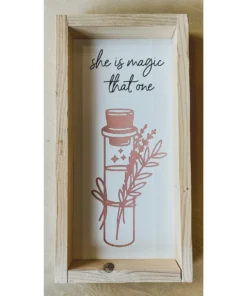 Emrose She Is Magic Wooden Sign Decor