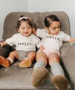 Tenth + Pine Tops Bestie Black + Natural Organic Tee