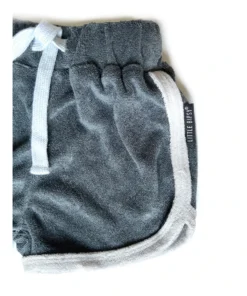 Little Bipsy Bottoms Slate Blue Terry Track Shorts