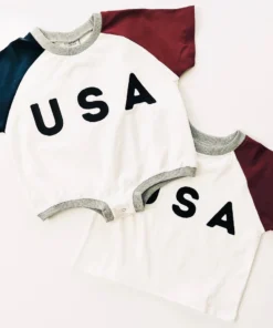 Orcas Lucille Graphic Tees Usa Oversized Tee