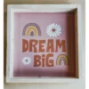 Emrose Dream Big Pink Retro Sign Decor