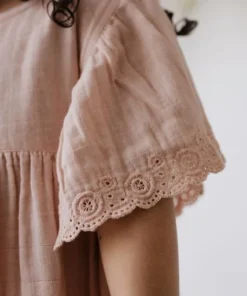 Jamie Kay Peach Whip Organic Cotton Muslin Chloe Dress Dresses