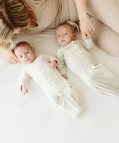 Goumi Kids Preemie + Newborn Cloud Bamboo Organic Gown 16 Goumi Kids Preemie + Newborn Cloud Bamboo Organic Gown