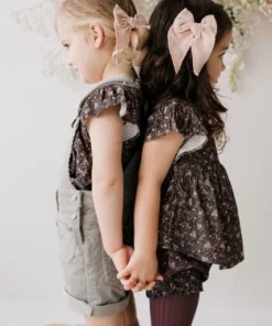 Jamie Kay Headwear Peachy Organic Cotton Muslin Hair Bow Clip