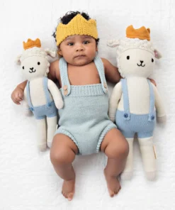 Cuddle And Kind Sebastian The Lamb Knit Handcrafted Regular Doll Dolls + Plushies