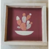 Emrose Plum Cactus Sign Decor