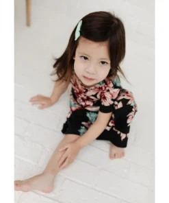 Lia + Lou Dresses Black Floral Pocket Dress