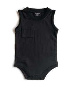 Little Bipsy Bodysuits Black Tank Bodysuit Onesie