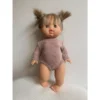 Dolls + Plushies Dusty Mauve Romper Minikane