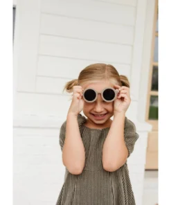 Lia + Lou Olive Green Ribbed Puff Sleeve Dress