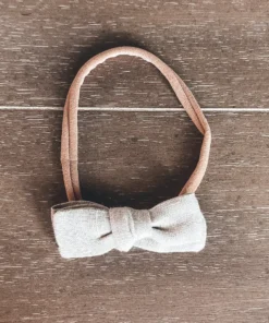 Mae + Skye Headwear Hazel Wood Petite Bow Headband