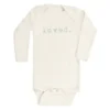 Tenth + Pine Loved Sage + Natural Organic Long Sleeve Onesie 1 Tenth + Pine Loved Sage + Natural Organic Long Sleeve Onesie