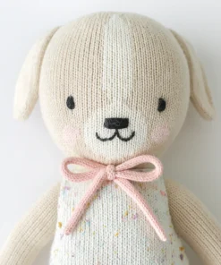 Cuddle And Kind Dolls + Plushies Mia The Dog Knit Handcrafted Regular Doll