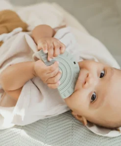 Pretty Please Teethers Eucalyptus Rainbow + Rays Teether Toy