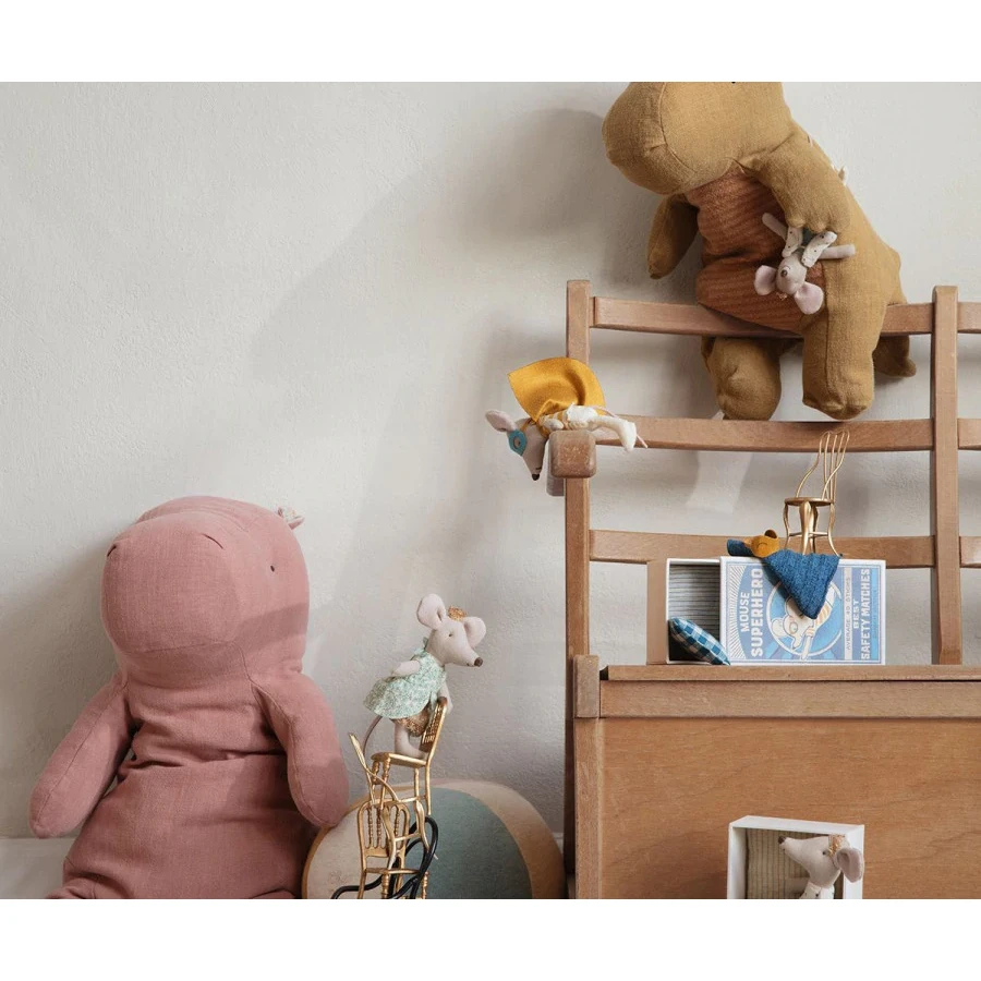 Maileg Super Hero Mouse Little Brother In A Matchbox Toy Dolls + Plushies 5 Maileg Super Hero Mouse Little Brother In A Matchbox Toy Dolls + Plushies